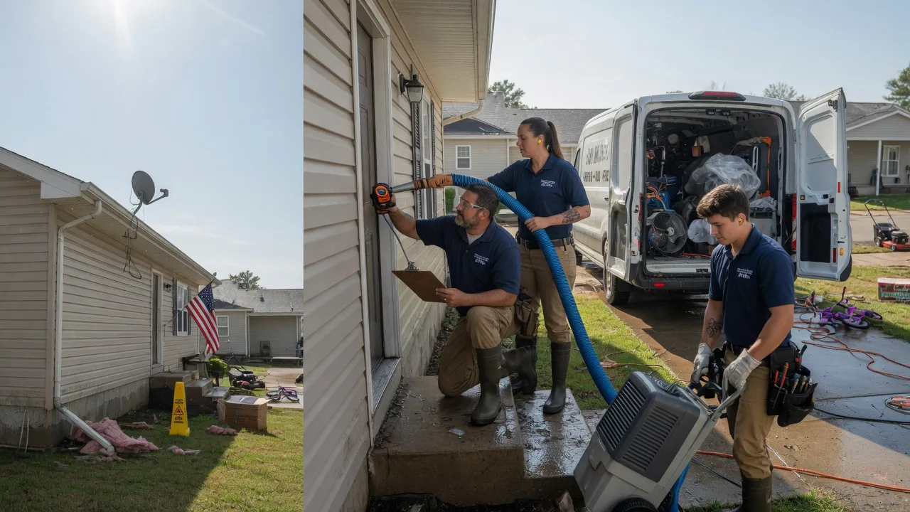 Ceiling Water Damage Restoration in Diamond City, AR near me